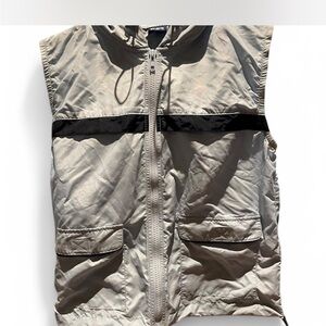 Fmx Green and Black Sleeveless Vest